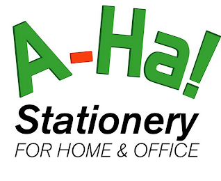 A-HA! STATIONERY FOR HOME & OFFICE logo