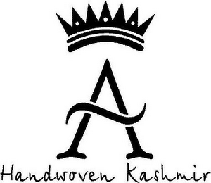 A HANDWOVEN KASHMIR logo