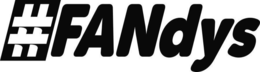 A HASHTAG SYMBOL AND THE WORD FANDYS logo