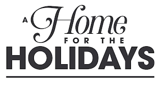 A HOME FOR THE HOLIDAYS logo