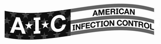 A I C AMERICAN INFECTION CONTROL logo
