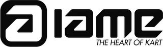 A IAME THE HEART OF KART logo