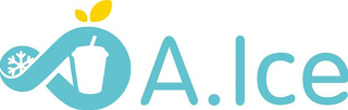 A. ICE logo