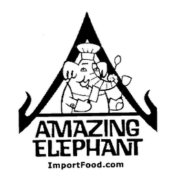 A IMPORTFOOD.COM AMAZING ELEPHANT logo