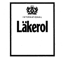 A INTERNATIONAL LAKEROL logo