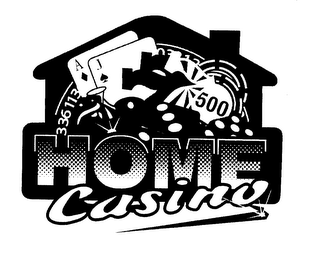 A J 500 HOME CASINO logo