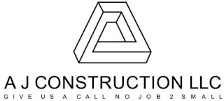 A J CONSTRUCTION LLC GIVE US A CALL NO JOB 2 SMALL logo