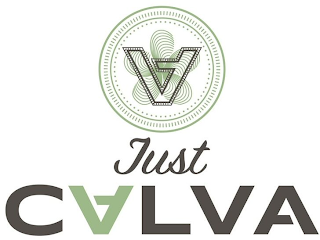 A JUST CALVA logo