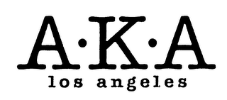 A-K-A LOS ANGELES logo