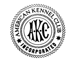 A-K-C- AMERICAN KENNEL CLUB INCORPORATED logo