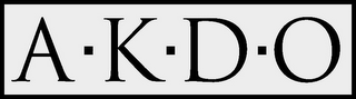 A K D O logo