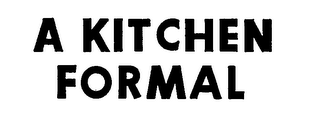 A KITCHEN FORMAL logo