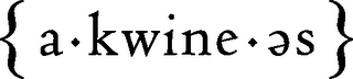 { A · KWINE · ES } logo