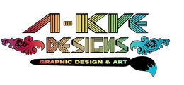 A-KYE DESIGNS GRAPHIC DESIGN & ART logo