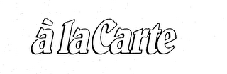 A LA CARTE logo