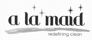 A LA MAID REDEFINING CLEAN logo