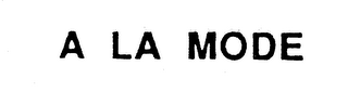 A LA MODE logo