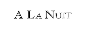 A LA NUIT logo