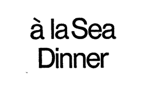 A LA SEA DINNER logo