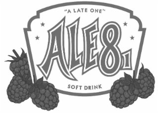 "A LATE ONE" ALE81 SOFT DRINK logo