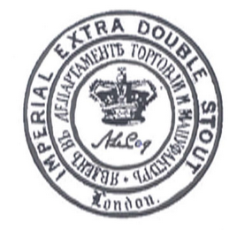 A LE COQ LONDON. IMPERIAL EXTRA DOUBLE STOUT logo