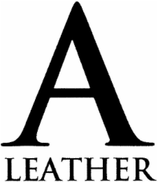 A LEATHER logo