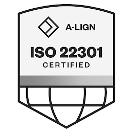 A-LIGN ISO 22301 CERTIFIED logo