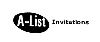 A-LIST INVITATIONS logo