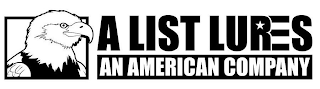 A LIST LURES AN AMERICAN COMPANY logo