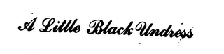 A LITTLE BLACK UNDRESS logo