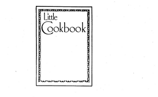A LITTLE COOKBOOK