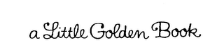 A LITTLE GOLDEN BOOK logo