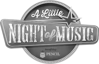 A LITTLE NIGHT OF MUSIC BENEFITING PENCIL logo