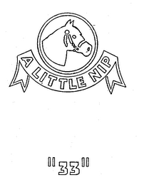 A LITTLE NIP "33" logo
