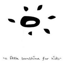 "A LITTLE SUNSHINE FOR KIDS" logo