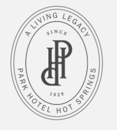 A LIVING LEGACY SINCE PARK HOTEL HOT SPRINGS 1929 logo