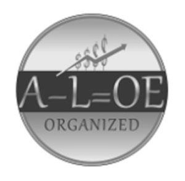A-L=OE ORGANIZED logo