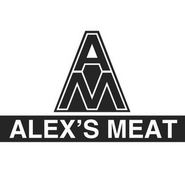 A M ALEX'S MEAT logo