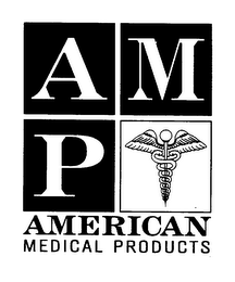 A M P AMERICAN MEDICAL PRODUCTS logo