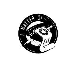 A MATTER OF FAX logo