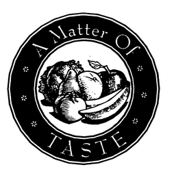 A MATTER OF TASTE logo