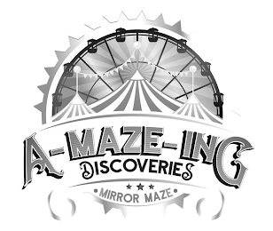 A-MAZE-ING DISCOVERIES MIRROR MAZE logo
