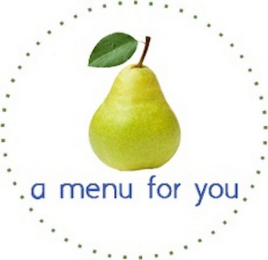 A MENU FOR YOU logo