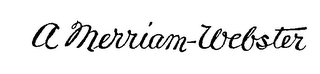A MERRIAM-WEBSTER logo