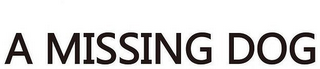 A MISSING DOG logo