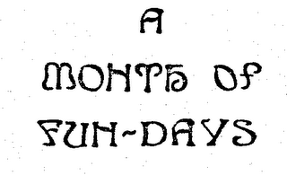 A MONTH OF FUN-DAYS logo