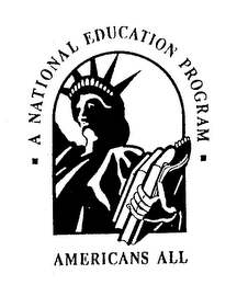 A NATIONAL EDUCATION PROGRAM AMERICANS ALL logo