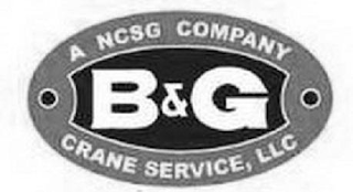 A NCSG COMPANY B&G CRANE SERVICE, LLC logo