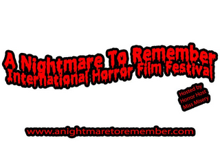 A NIGHTMARE TO REMEMBER INTERNATIONAL HORROR FILM FESTIVAL, HOSTED BY HORROR HOST MISS MISERY WWW.ANIGHTMARETOREMEMBER.COM logo
