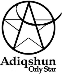 A O ADIQSHUN ORLY STAR logo